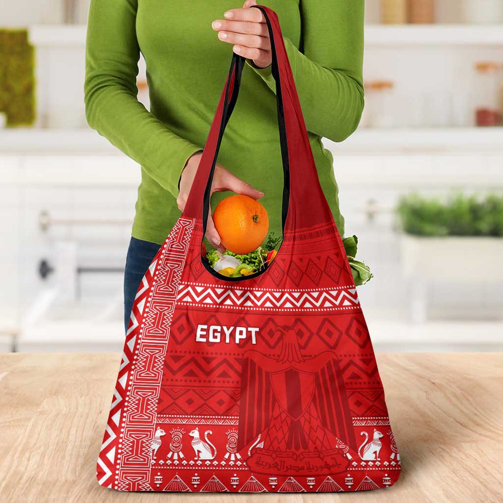 Egypt Football Grocery Bag Go Champions Pharaohs Egyptian Patterns