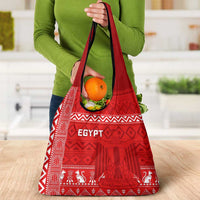 Egypt Football Grocery Bag Go Champions Pharaohs Egyptian Patterns