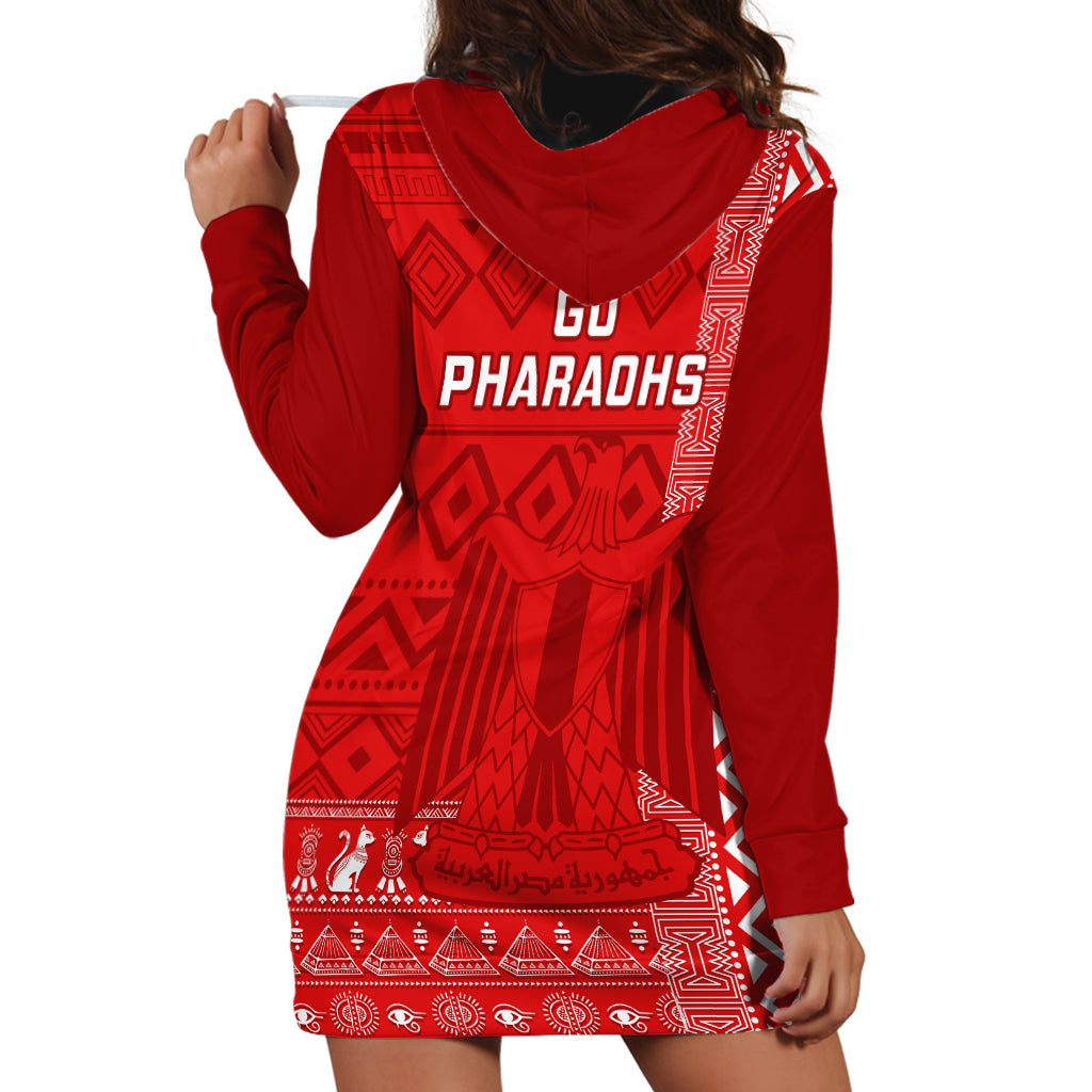 Egypt Football Hoodie Dress 2024 Go Champions Pharaohs Egyptian Patterns - Wonder Print Shop