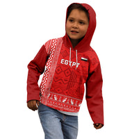 Egypt Football Kid Hoodie 2024 Go Champions Pharaohs Egyptian Patterns - Wonder Print Shop