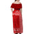 Egypt Football Off Shoulder Maxi Dress 2024 Go Champions Pharaohs Egyptian Patterns - Wonder Print Shop