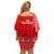 Egypt Football Off Shoulder Short Dress 2024 Go Champions Pharaohs Egyptian Patterns - Wonder Print Shop
