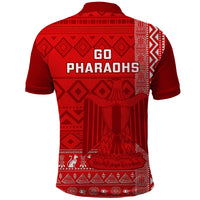 Egypt Football Polo Shirt 2024 Go Champions Pharaohs Egyptian Patterns - Wonder Print Shop