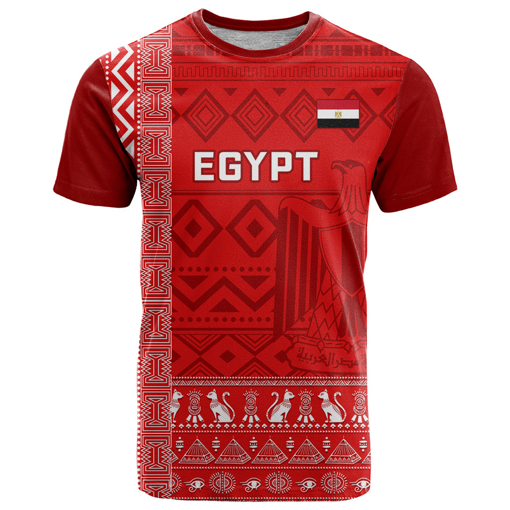 Egypt Football T Shirt 2024 Go Champions Pharaohs Egyptian Patterns