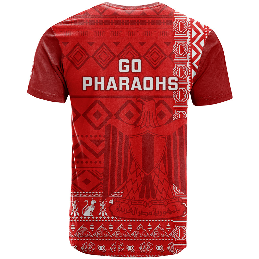 Egypt Football T Shirt 2024 Go Champions Pharaohs Egyptian Patterns - Wonder Print Shop