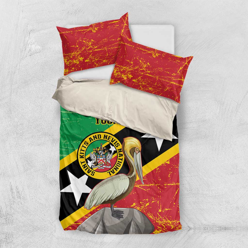 Custom Saint Kitts and Nevis Football Bedding Set 2025 Go Sugar Boyz