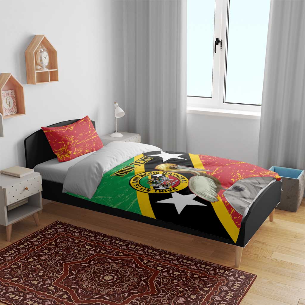 Custom Saint Kitts and Nevis Football Bedding Set 2025 Go Sugar Boyz
