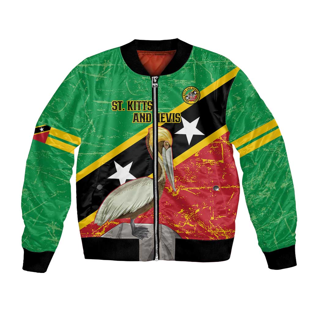 Custom Saint Kitts and Nevis Football Bomber Jacket 2025 Go Sugar Boyz