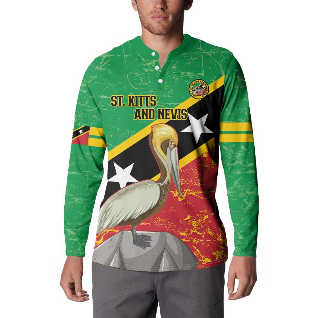 Custom Saint Kitts and Nevis Football Button Sweatshirt 2025 Go Sugar Boyz
