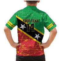 Custom Saint Kitts and Nevis Football Family Matching Mermaid Dress and Hawaiian Shirt 2025 Go Sugar Boyz