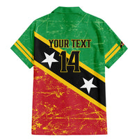 Custom Saint Kitts and Nevis Football Family Matching Mermaid Dress and Hawaiian Shirt 2025 Go Sugar Boyz