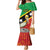 Custom Saint Kitts and Nevis Football Family Matching Mermaid Dress and Hawaiian Shirt 2025 Go Sugar Boyz