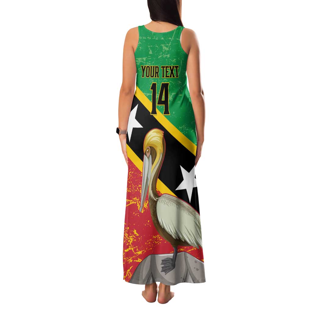 Custom Saint Kitts and Nevis Football Family Matching Tank Maxi Dress and Hawaiian Shirt 2025 Go Sugar Boyz