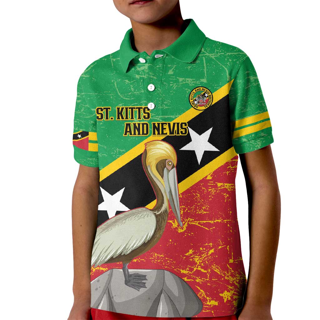 Custom Saint Kitts and Nevis Football Kid Polo Shirt 2025 Go Sugar Boyz