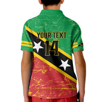 Custom Saint Kitts and Nevis Football Kid Polo Shirt 2025 Go Sugar Boyz