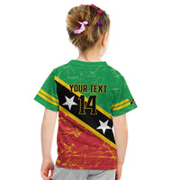 Custom Saint Kitts and Nevis Football Kid T Shirt 2025 Go Sugar Boyz