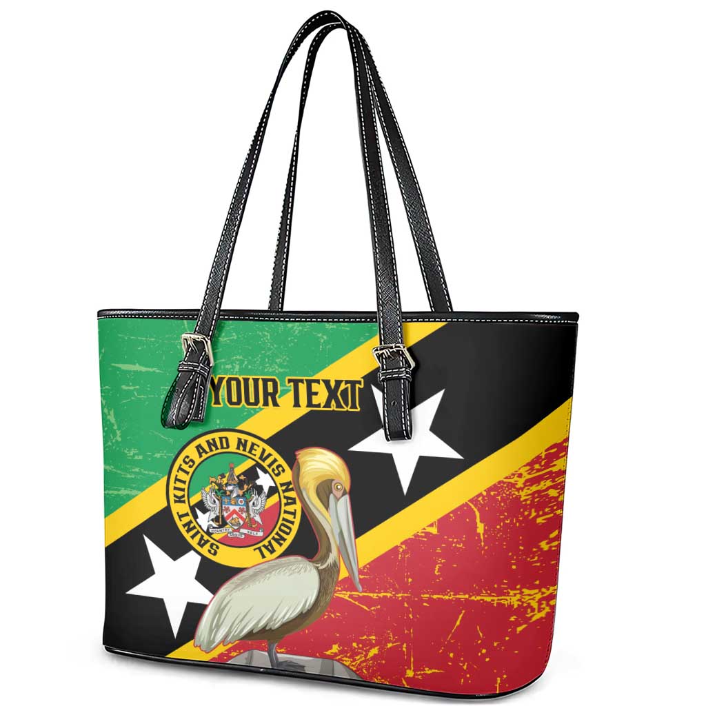Custom Saint Kitts and Nevis Football Leather Tote Bag 2025 Go Sugar Boyz