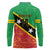 Custom Saint Kitts and Nevis Football Long Sleeve Polo Shirt 2025 Go Sugar Boyz