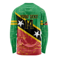 Custom Saint Kitts and Nevis Football Long Sleeve Shirt 2025 Go Sugar Boyz