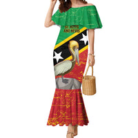 Custom Saint Kitts and Nevis Football Mermaid Dress 2025 Go Sugar Boyz