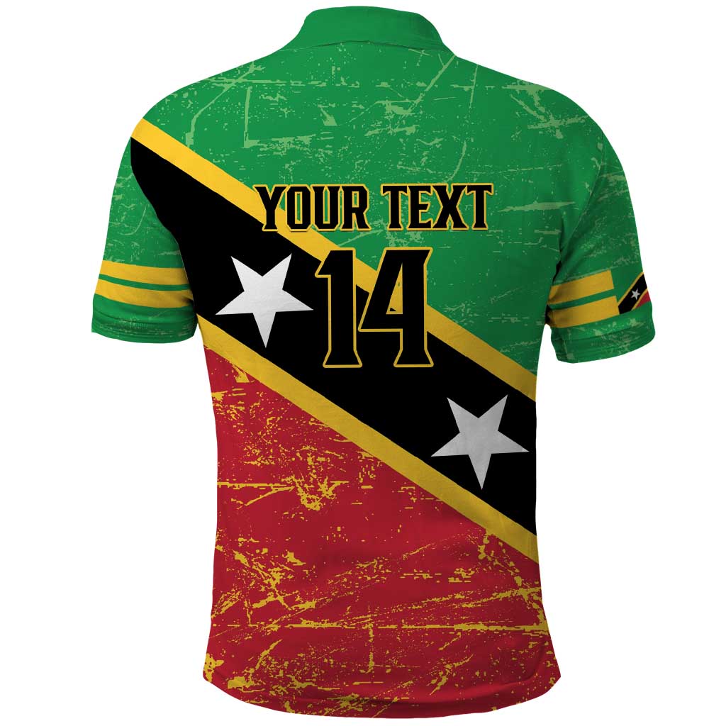 Custom Saint Kitts and Nevis Football Polo Shirt 2025 Go Sugar Boyz