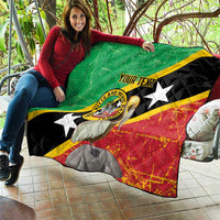 Custom Saint Kitts and Nevis Football Quilt 2025 Go Sugar Boyz