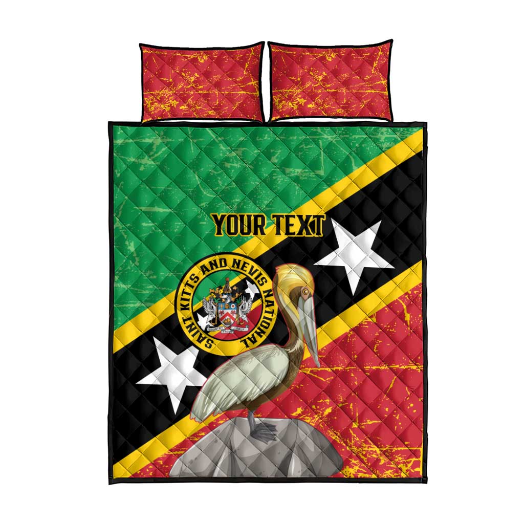 Custom Saint Kitts and Nevis Football Quilt Bed Set 2025 Go Sugar Boyz