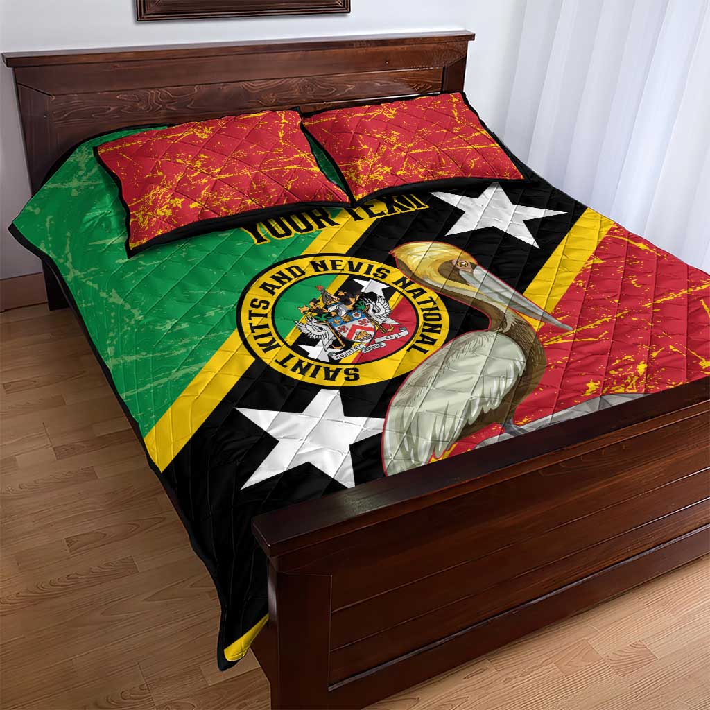 Custom Saint Kitts and Nevis Football Quilt Bed Set 2025 Go Sugar Boyz