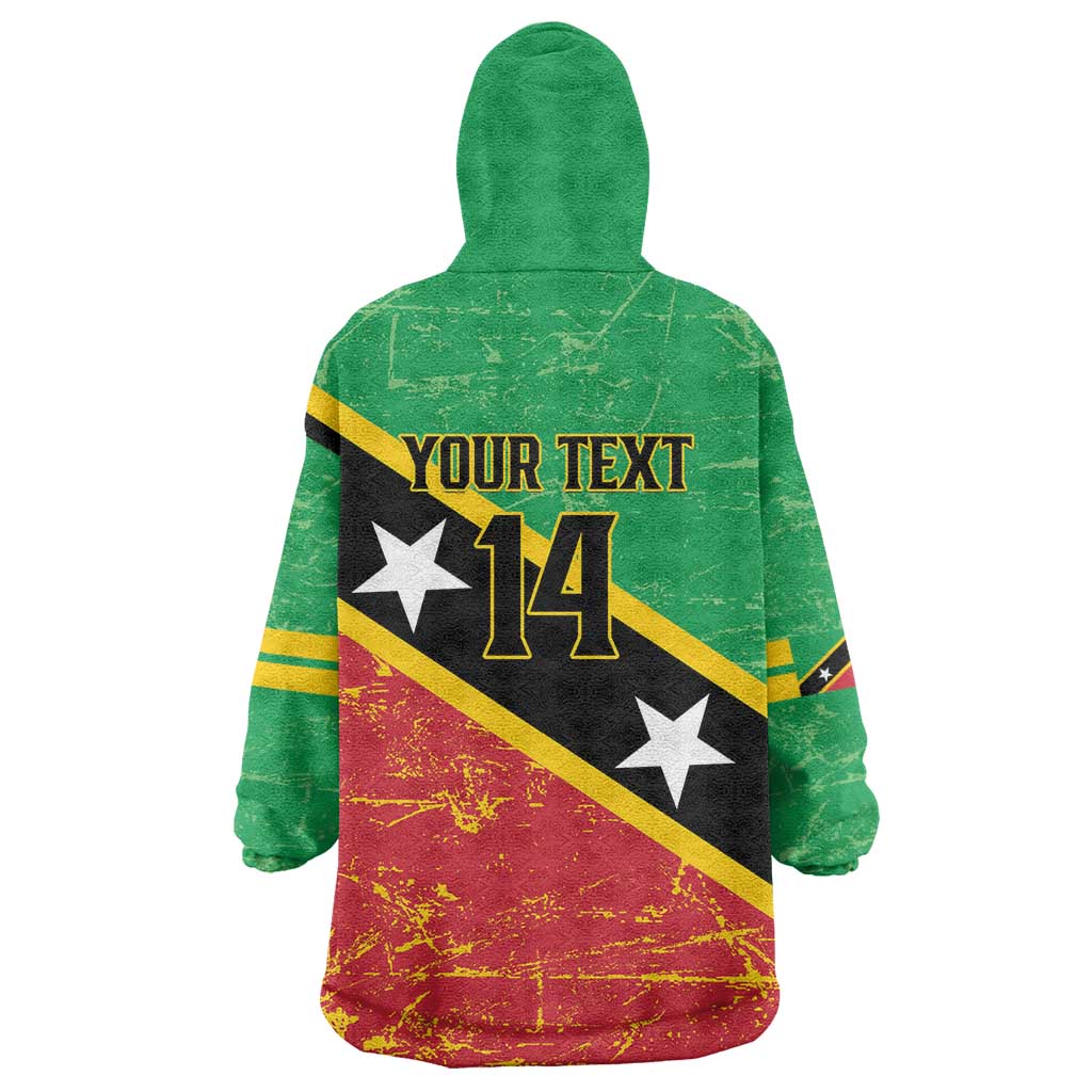 Custom Saint Kitts and Nevis Football Wearable Blanket Hoodie 2025 Go Sugar Boyz