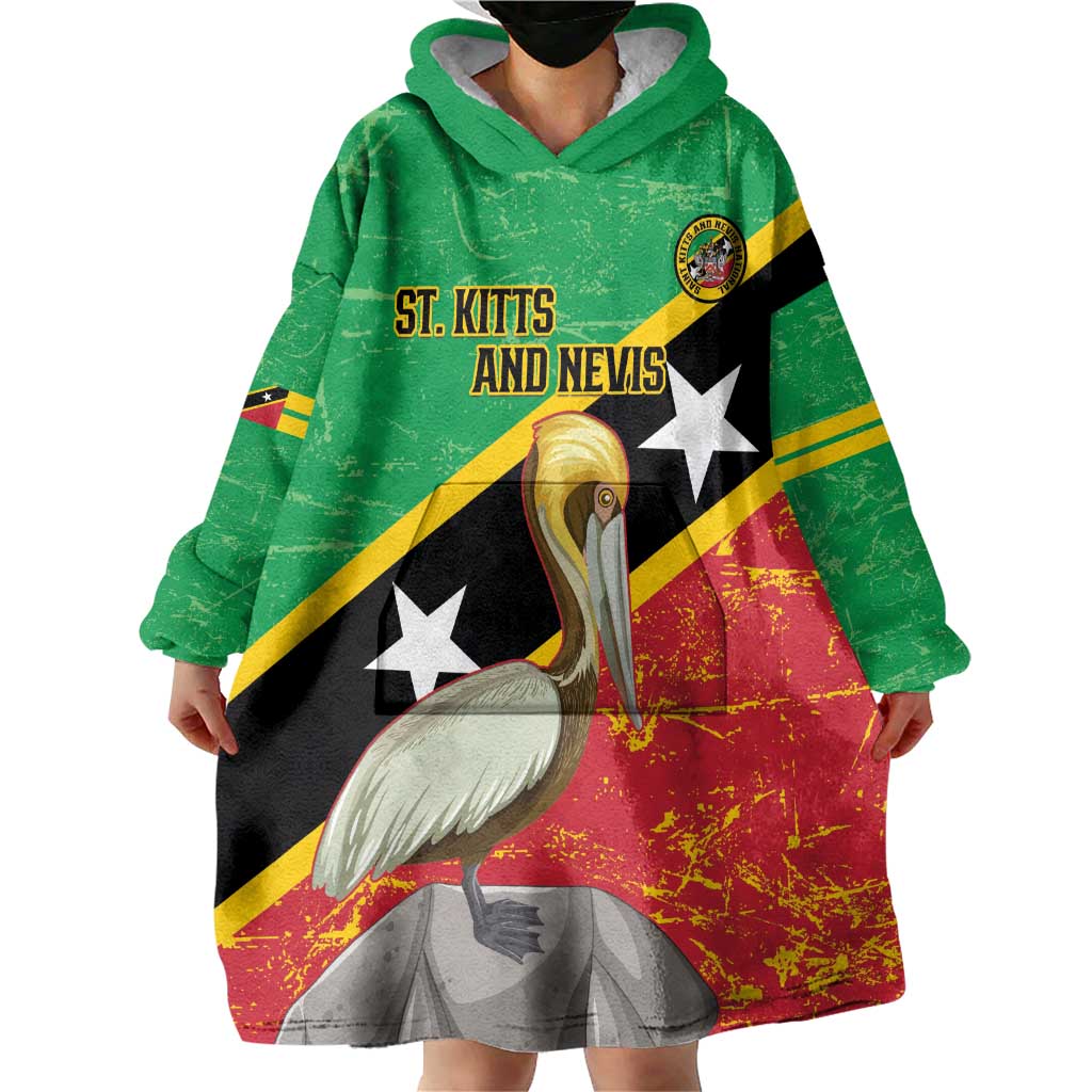Custom Saint Kitts and Nevis Football Wearable Blanket Hoodie 2025 Go Sugar Boyz