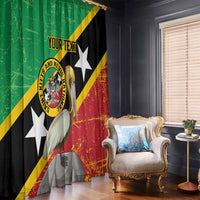 Custom Saint Kitts and Nevis Football Window Curtain 2025 Go Sugar Boyz