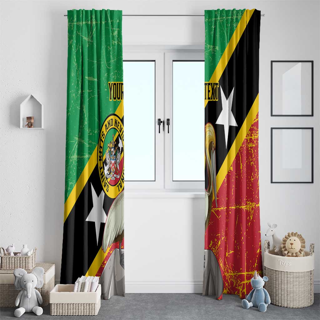 Custom Saint Kitts and Nevis Football Window Curtain 2025 Go Sugar Boyz