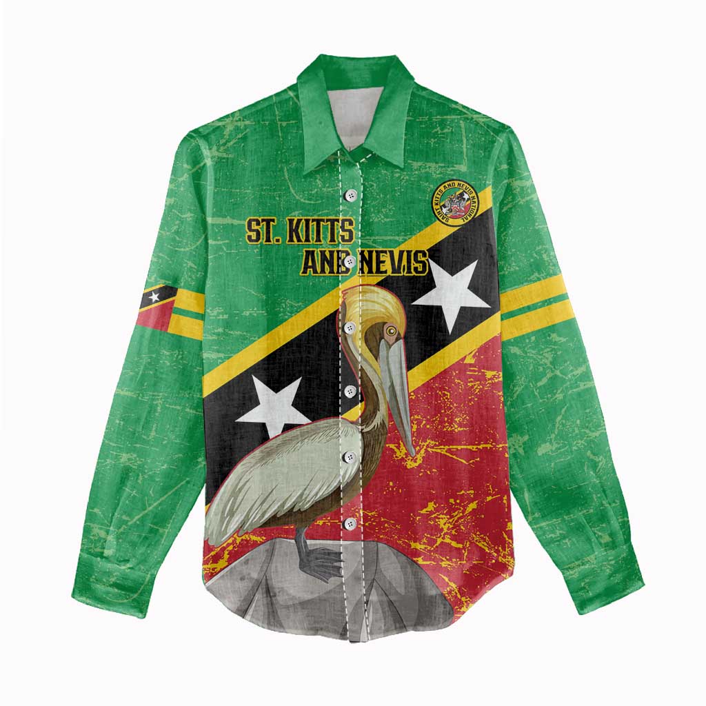 Custom Saint Kitts and Nevis Football Women Casual Shirt 2025 Go Sugar Boyz