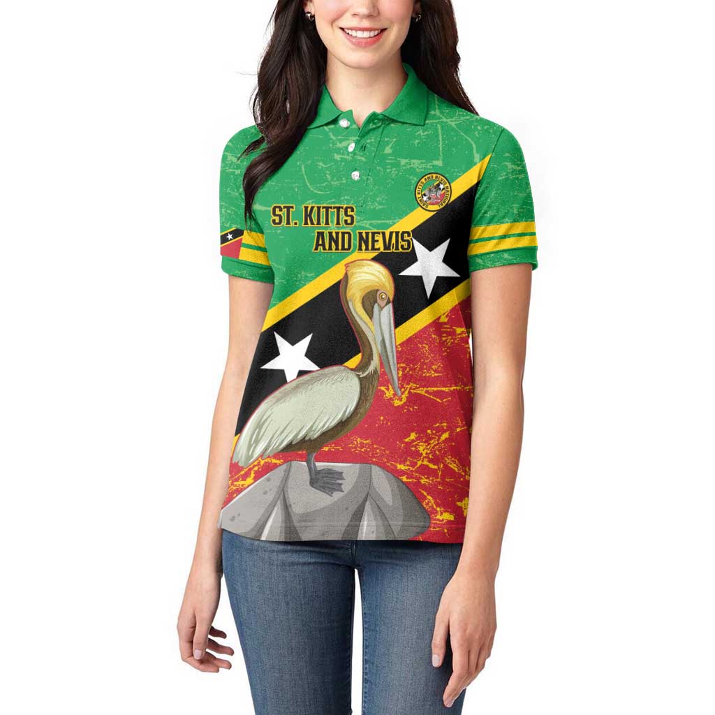 Custom Saint Kitts and Nevis Football Women Polo Shirt 2025 Go Sugar Boyz