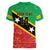Custom Saint Kitts and Nevis Football Women V-Neck T-Shirt 2025 Go Sugar Boyz