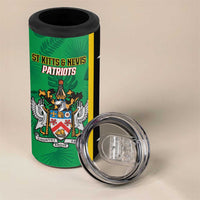 Custom Saint Kitts and Nevis Cricket 4 in 1 Can Cooler Tumbler Go Champions Patriots
