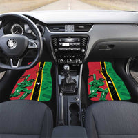 Custom Saint Kitts and Nevis Cricket Car Mats Go Champions Patriots
