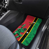 Custom Saint Kitts and Nevis Cricket Car Mats Go Champions Patriots