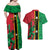 Custom Saint Kitts and Nevis Cricket Couples Matching Off Shoulder Maxi Dress and Hawaiian Shirt Go Champions Patriots