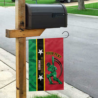 Custom Saint Kitts and Nevis Cricket Garden Flag Go Champions Patriots