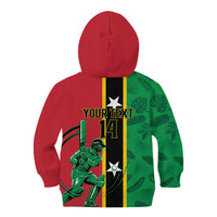 Custom Saint Kitts and Nevis Cricket Kid Hoodie Go Champions Patriots