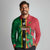 Custom Saint Kitts and Nevis Cricket Long Sleeve Polo Shirt Go Champions Patriots