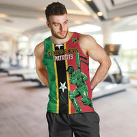 Custom Saint Kitts and Nevis Cricket Men Tank Top Go Champions Patriots