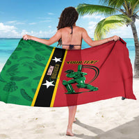 Custom Saint Kitts and Nevis Cricket Sarong Go Champions Patriots