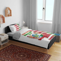 Custom Suriname Football Bedding Set 2025 Go Natio White Color