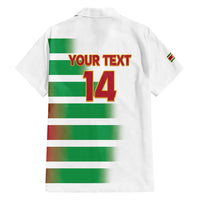 Custom Suriname Football Family Matching Short Sleeve Bodycon Dress and Hawaiian Shirt 2025 Go Natio White Color