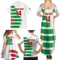 Custom Suriname Football Family Matching Summer Maxi Dress and Hawaiian Shirt 2025 Go Natio White Color