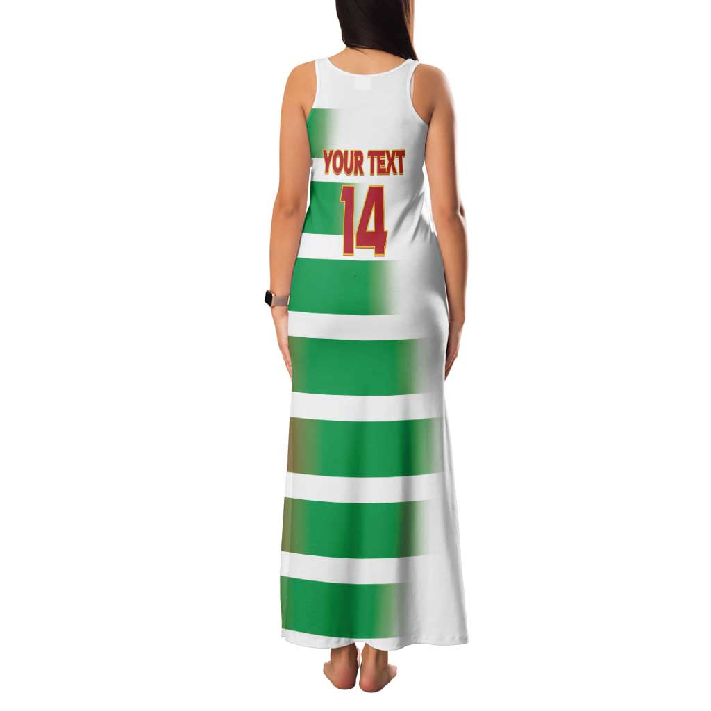 Custom Suriname Football Family Matching Tank Maxi Dress and Hawaiian Shirt 2025 Go Natio White Color