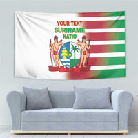 Custom Suriname Football Tapestry 2025 Go Natio White Color