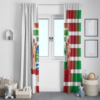 Custom Suriname Football Window Curtain 2025 Go Natio White Color